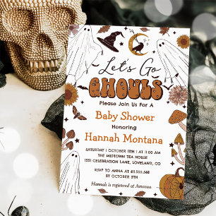 Spooky Halloween  Baby shower Party Kaart