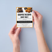 Spooky Halloween Bake Sale Flyer (Hand)