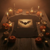 Spooky  Halloween Bat ontwerp T-shirt