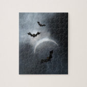 Spooky Halloween Bats in Eclipse Legpuzzel (Verticaal)
