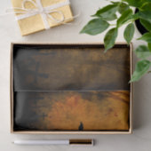 Spooky Halloween Bats in Graveyard Tissuepapier (Geschenk)