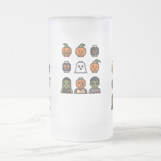 Spooky Halloween Beer Glass & Stein Design Matglas Bierpul (Center)