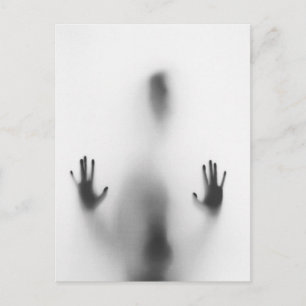 Spooky Halloween Body Shadow Briefkaart