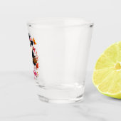 Spooky Halloween Boojee Sassy Classy Ghost Shot Glas (Rechts)