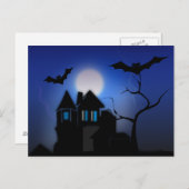 Spooky Halloween Briefkaart (Voorkant / Achterkant)