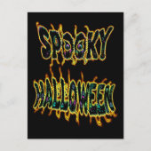 spooky Halloween Briefkaart (Voorkant)