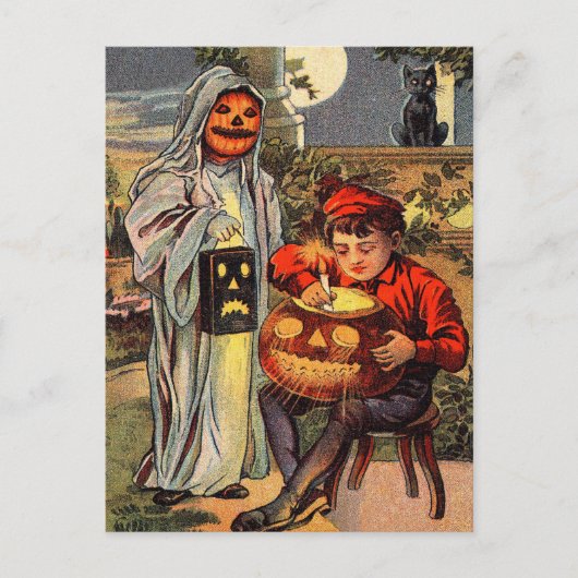 Spooky  Halloween Briefkaart (Voorkant)