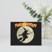 Spooky Halloween Briefkaart (Staand voorkant)