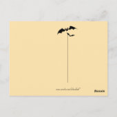 Spooky  Halloween Briefkaart (Achterkant)