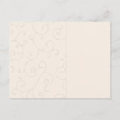 Spooky Halloween Briefkaart Sjabloon (Achterkant)