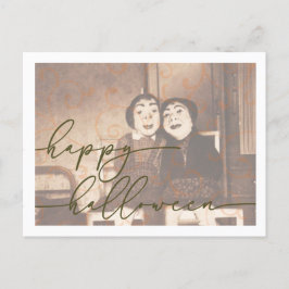 Spooky Halloween Briefkaart Sjabloon