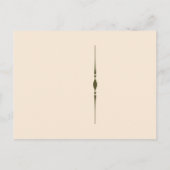 Spooky Halloween Briefkaart Sjabloon (Achterkant)