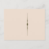 Spooky Halloween Briefkaart Sjabloon (Achterkant)