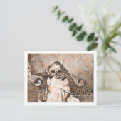 Spooky Halloween Briefkaart Sjabloon (Staand voorkant)