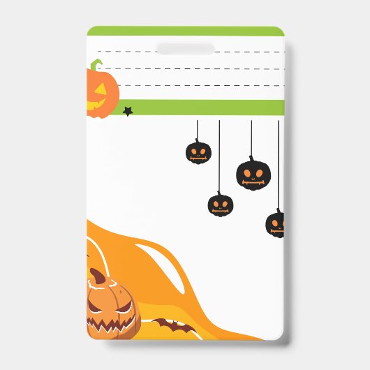 Spooky Halloween Button Pin – Cute Ghost Badge | T (Face)
