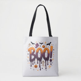 Spooky Halloween Canvas tas | Fun Trick or treat D