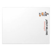 Spooky Halloween-cartoon Notitieblok (Voorkant)