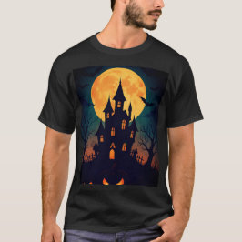 Spooky Halloween Castle T-shirt