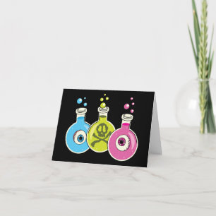 Spooky Halloween Chemistry Wenskaarten Kaart