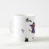 Spooky Halloween Coffee Mok met leuke Design - Per (Voorkant links)