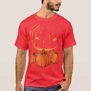Spooky Halloween Costume Creepy Pumpkin T-shirt