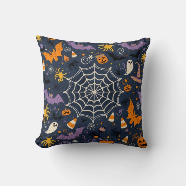 "Spooky Halloween decoratief kussen" Kussen (Voorkant)