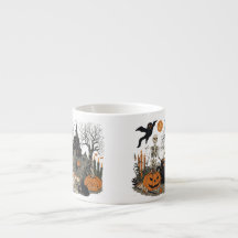 Spooky Halloween  Design – Ghost, Pumpkin