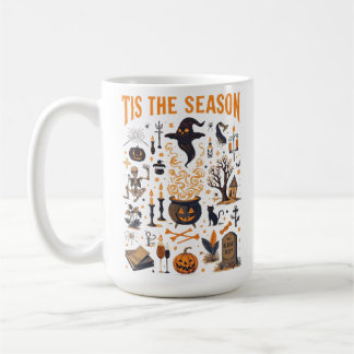 Spooky Halloween Design – Ghost, Pumpkin Koffiemok