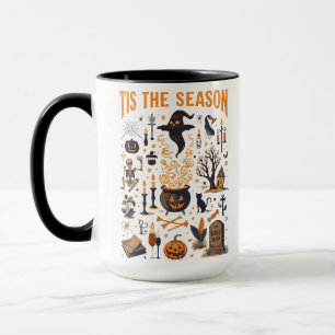 Spooky Halloween Design – Ghost, Pumpkin Mok