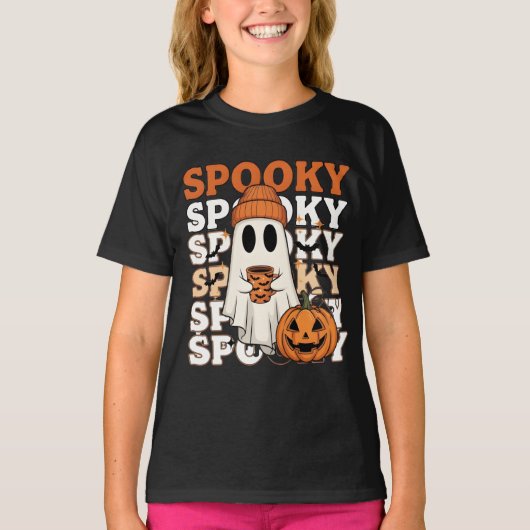 Spooky Halloween Design T-shirt (Voorkant)
