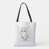 Spooky Halloween Doodle Tote Bag  (Achterkant)