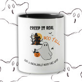 Spooky Halloween Ghost Design Pattern Mok