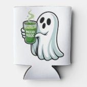 Spooky Halloween Ghost Drink Matcha Drink Blikjeskoeler (Voorkant)