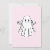 Spooky Halloween Ghost Kaart (Achterkant)