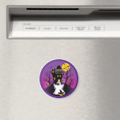 Spooky Halloween Ghost Magneet (Insitu (Vaatwasser))