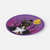 Spooky Halloween Ghost Papieren Bordje (Gekanteld)