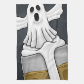Spooky Halloween Ghost Theedoek (Verticaal)