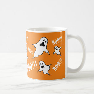 Spooky Halloween Ghosts Coffee Mok