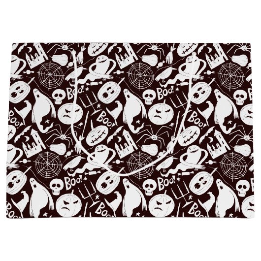 Spooky Halloween Gift Bag Groot Cadeauzakje (Voorkant)