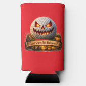 Spooky Halloween golf graphic teal cam cooler (Achterkant)