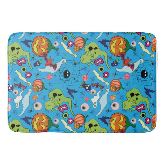Spooky Halloween Graphic Collectie Badmat (Voorkant)