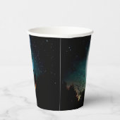 Spooky Halloween Haunted House Papieren Bekers (Rechts)