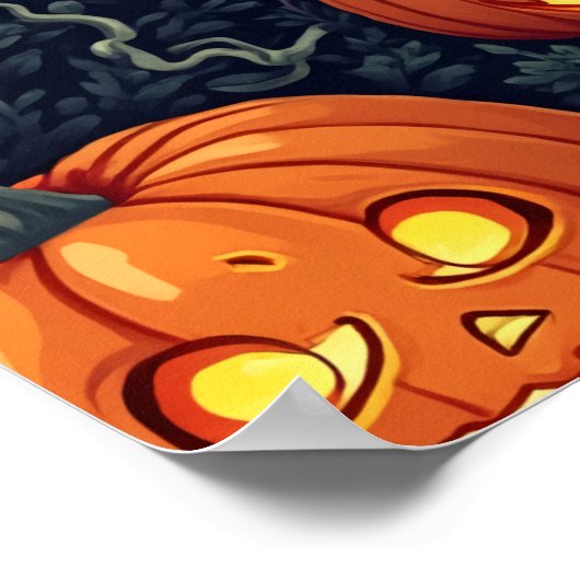 Spooky Halloween Haunted Night Poster (Hoek)