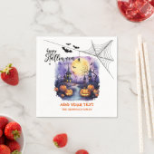 Spooky Halloween House Paper servetten (Insitu)