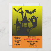 Spooky Halloween Huis Party Uitnodiging (Voorkant)