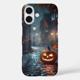 Spooky Halloween Jack-O'-Lantern iPhone 16 Hoesje