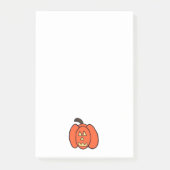 Spooky Halloween Jack o Lantern Post-it® Notes (Voorkant)
