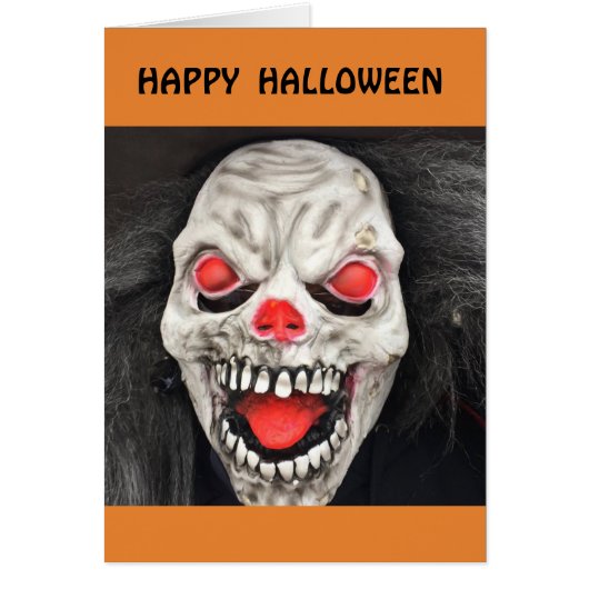 SPOOKY HALLOWEEN-KAART (Voorkant)