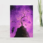 Spooky Halloween Kaart (Voorkant)