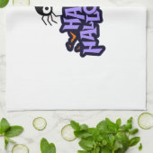 Spooky Halloween keukenhanddoek (Gevouwen)